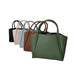 Taylor Hill Scarves & Co | Pearl Tote Bag PU Crossbody Black