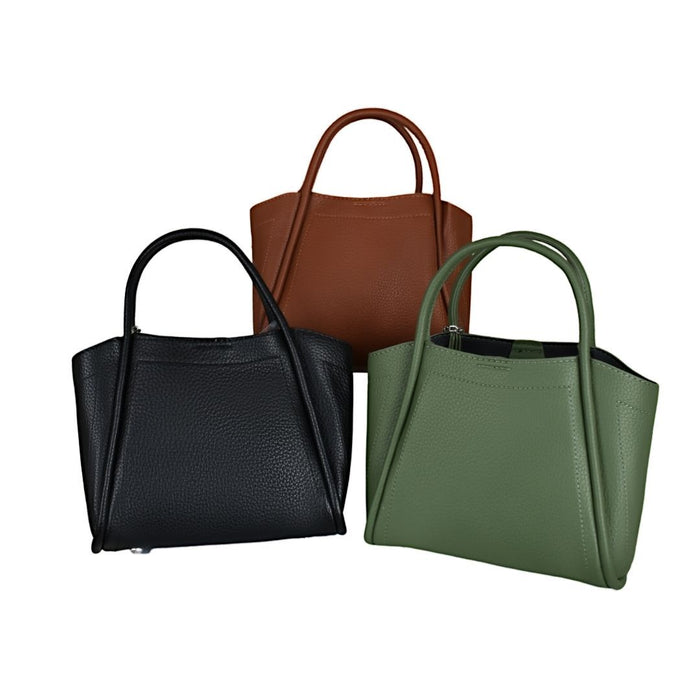 Taylor Hill Scarves & Co | Pearl Tote Bag PU Crossbody Black