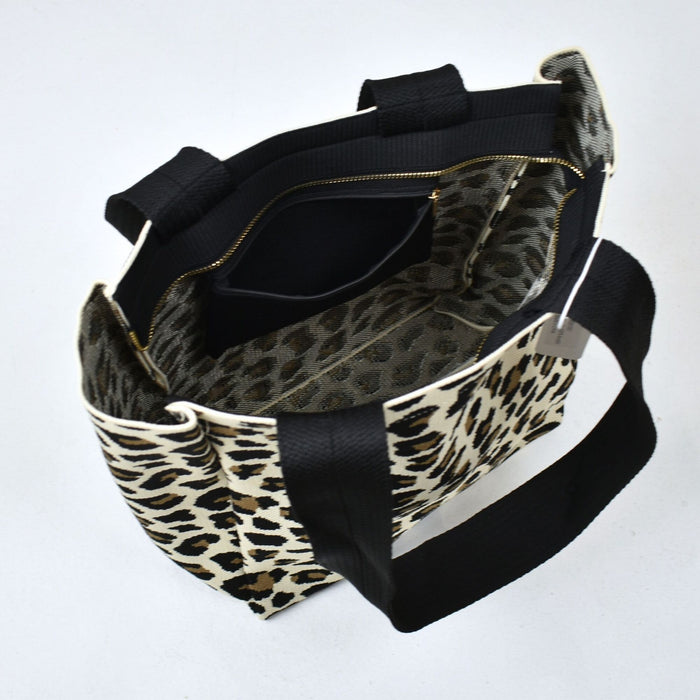 Taylor Hill Scarves & Co | Leopard Jacquard Tote Bag