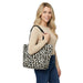 Taylor Hill Scarves & Co | Leopard Jacquard Tote Bag