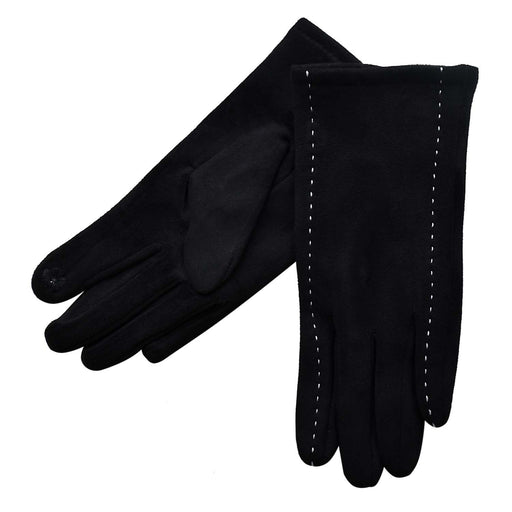 Taylor Hill | Black Stitch Pattern Gloves-Taylor Hill-Homing Instincts