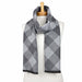 Taylor Hill | Diamond Check Scarf Grey-Taylor Hill-Homing Instincts