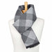 Taylor Hill | Diamond Check Scarf Grey-Taylor Hill-Homing Instincts