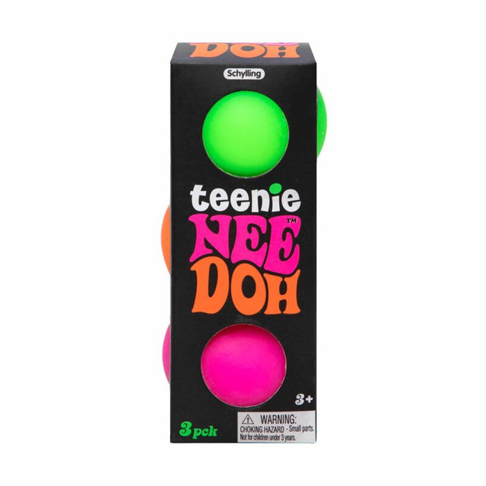 Schylling | Teenie NeeDoh Pack of 3 Stress Relief Squeeze Balls Homing Instincts