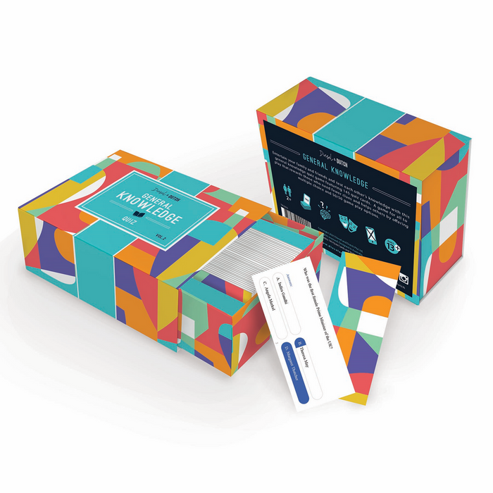 Diesel & Dutch | General Knowledge Trivia Box Vol.2 145 Cards