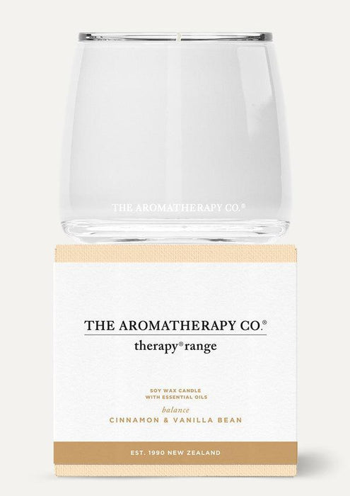 The Aromatherapy Co. | Therapy Balance Cinnamon & Vanilla Bean Scented Candle