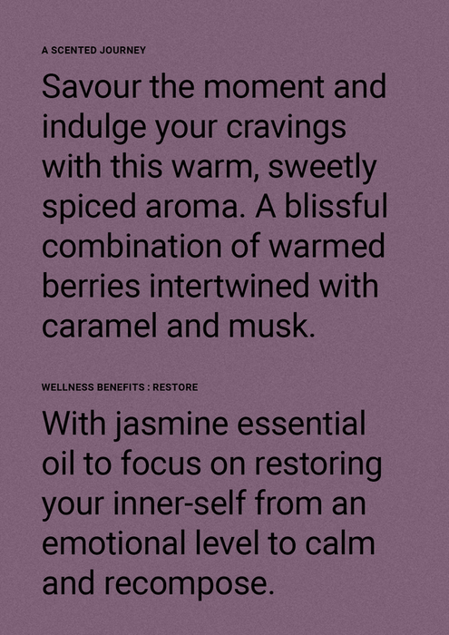 The Aromatherapy Co. | Therapy Restore Wild Berry & Jasmine Scented Candle