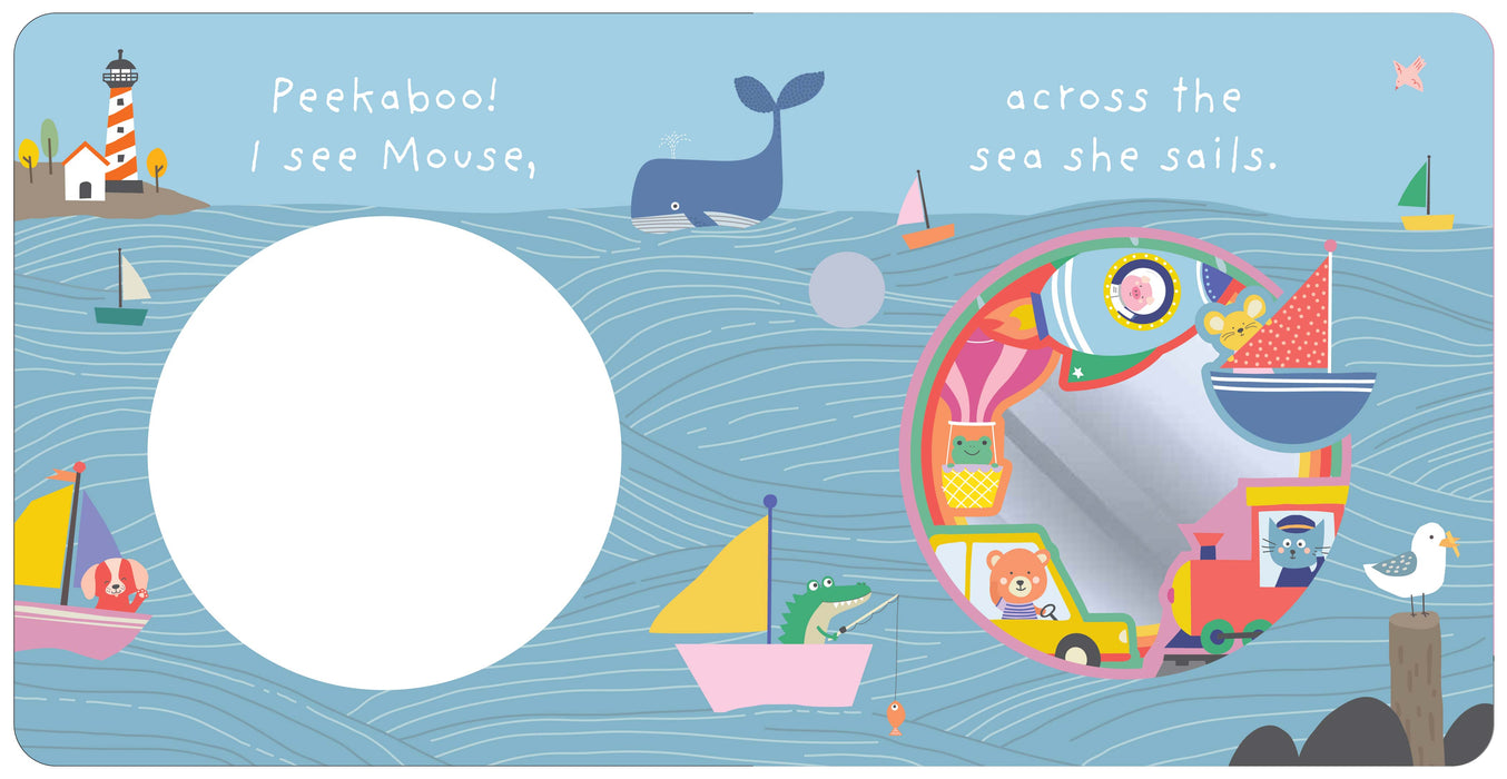 Lake Press | Graduating Mirror Board Book Peek-a-Boo I See You