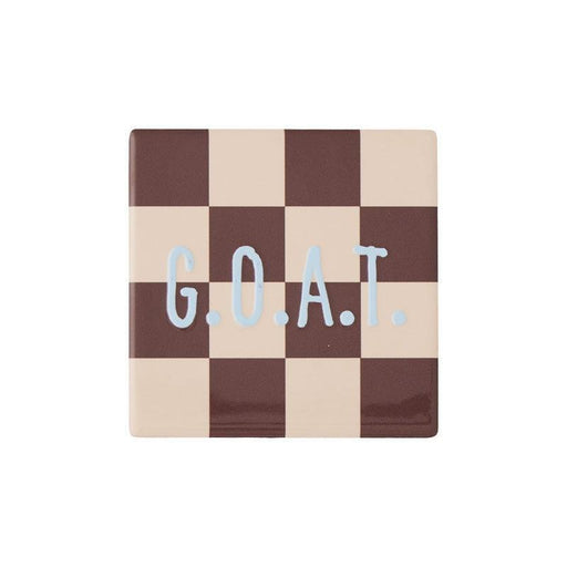 Coast to Coast  | Moniker Ceramic Coaster G.O.A.T. Fun Colorful Set