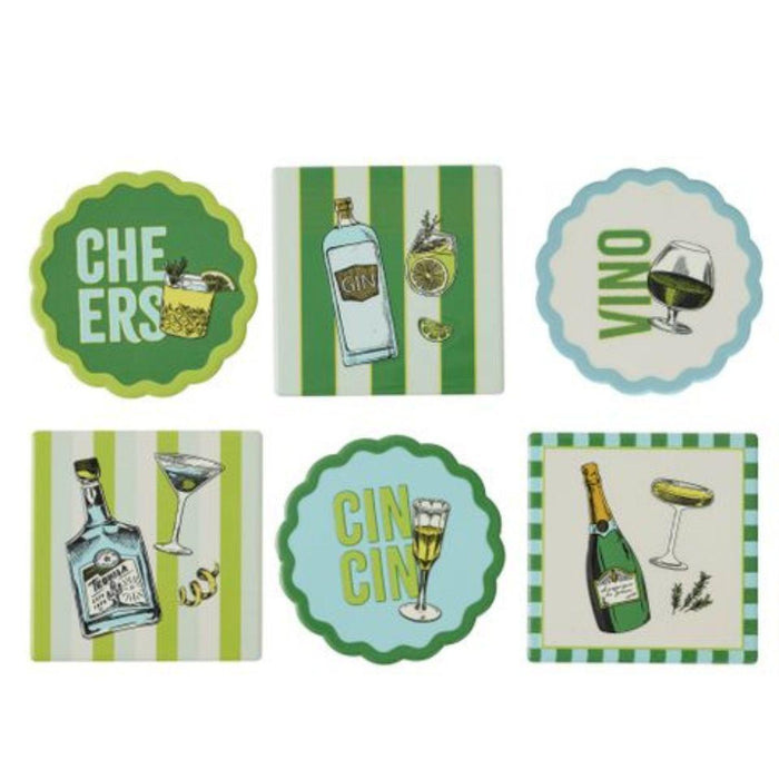Assemble | Gimlet Ceramic Coaster Assorted Price Per Item