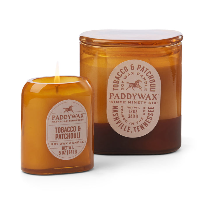 Paddywax | Vista Glass Candle Amber Travel 5 Oz