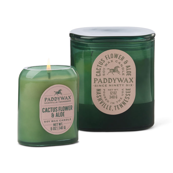 Paddywax | Vista Glass Candle Cactus Green 5 Oz