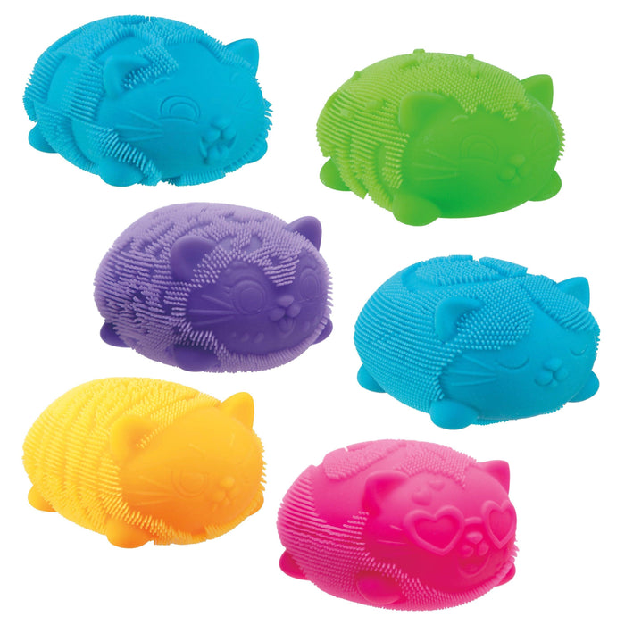 Schylling | NeeDoh FuzzBall WildCat (Single) - Random Color Homing Instincts