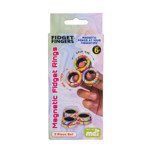MDI | Toys MDI Magnetic Fidget Finger Rings 3pc