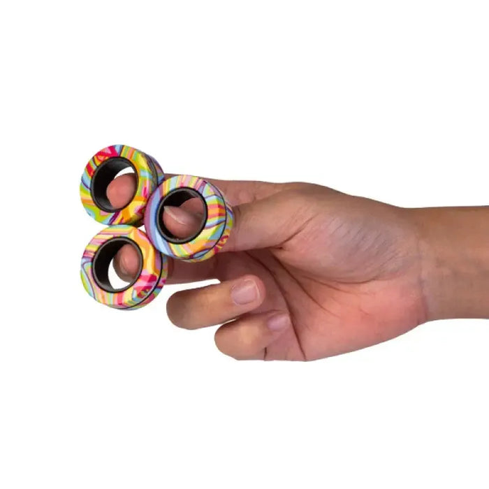 MDI | Toys MDI Magnetic Fidget Finger Rings 3pc