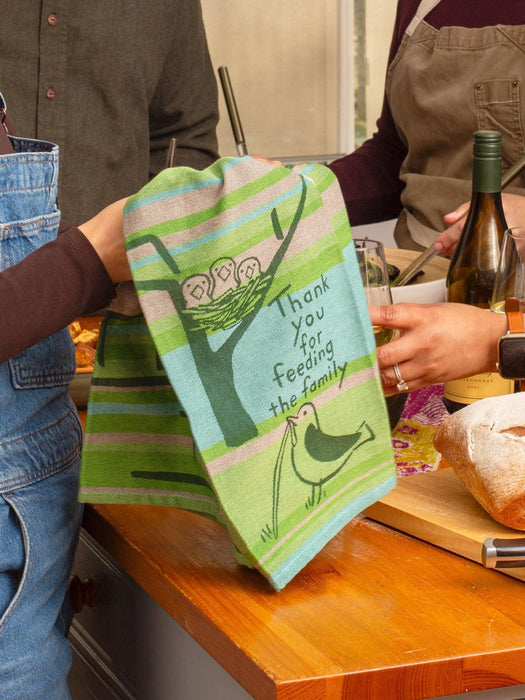 Blue Q | Thank You for Feeding the Family Dish Towel