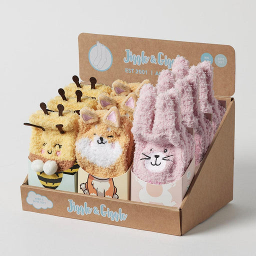 Pilbeam Living | Grippy Animal Socks 12pcs 3 Asst