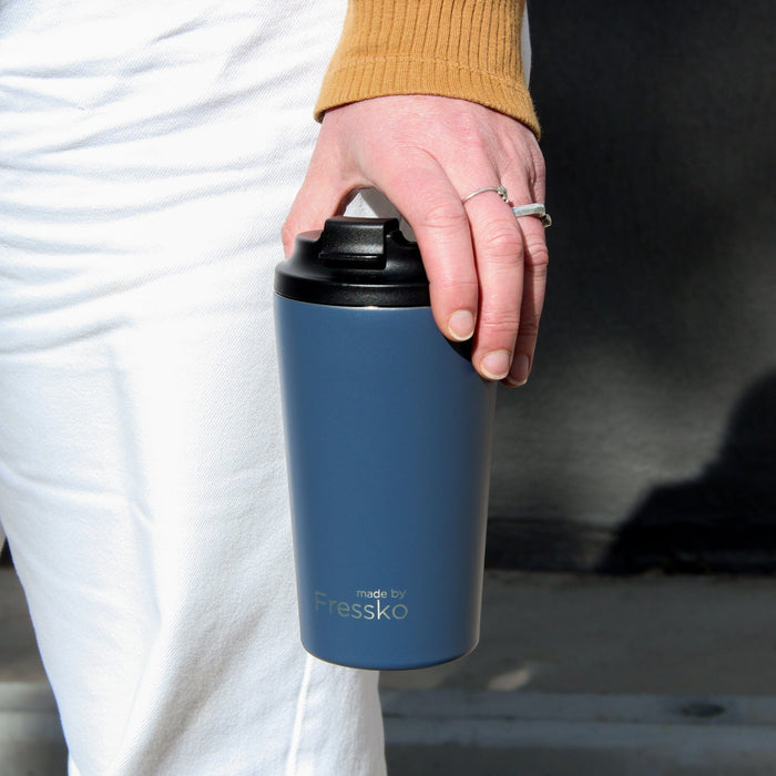 Made By Fressko | Grande Reusable Coffee Cup Denim 475ml