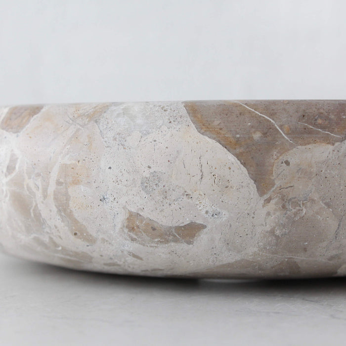 Coast to Coast | Xena Large Marble Bowl 26cm Taupe