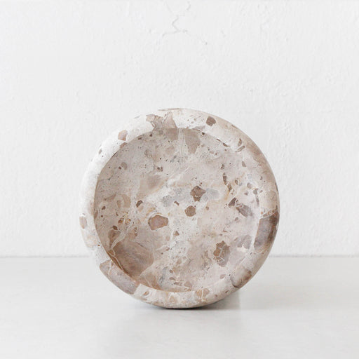 Coast to Coast | Xena Large Marble Bowl 26cm Taupe
