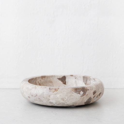 Coast to Coast | Xena Large Marble Bowl 26cm Taupe