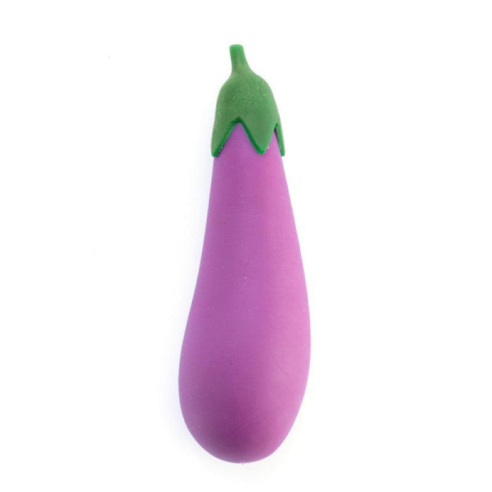 MDI | Pullie Pal Stretch Eggplant Sand‑Filled Stress Toy