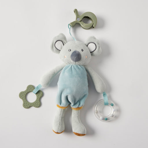 Pilbeam Living | Hugglies Koala Clip-On Toy Plush Blue/Grey