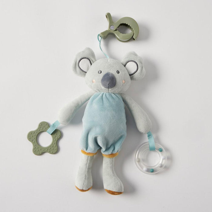 Pilbeam Living | Hugglies Koala Clip-On Toy Plush Blue/Grey