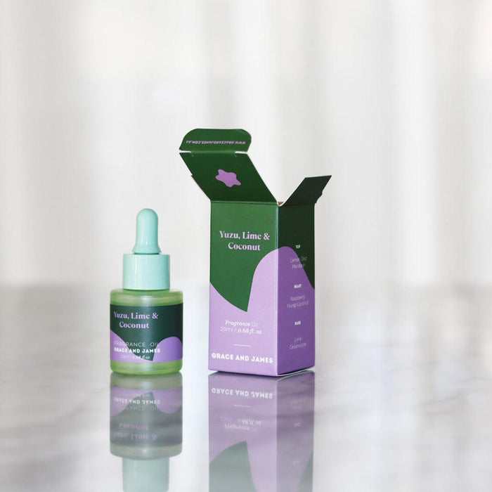 Bloom Collection | Grace and James Yuzu Lime & Coconut Felt Air Freshener