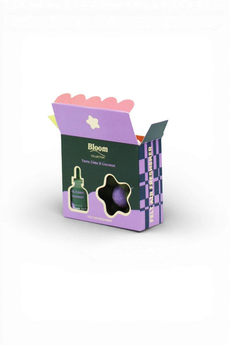 Bloom Collection | Grace and James Yuzu Lime & Coconut Felt Air Freshener