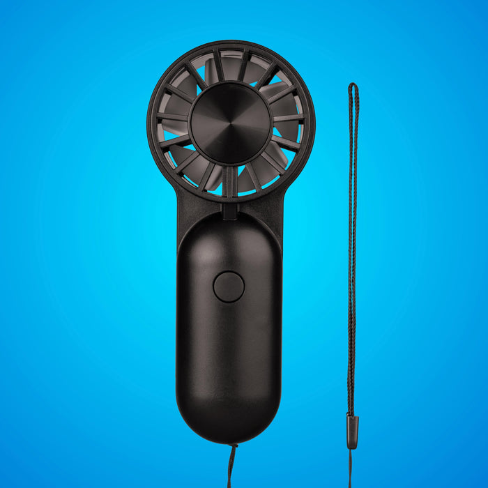 Kikkerland | Mighty Mini Fan Black