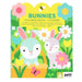 Petit Collage | Bunnies Colouring Book with Stickers Multi-Coloured