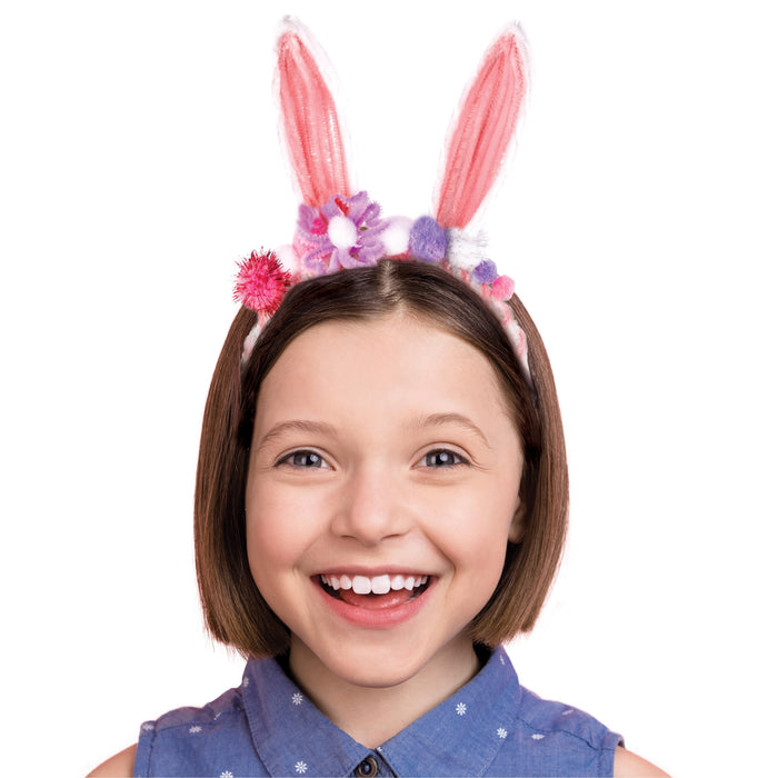 Discovery Zone | Make Your Own Bunny Headbands 2pcs Set Multi-Coloured