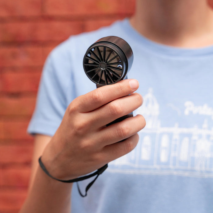 Kikkerland | Mighty Mini Fan Black