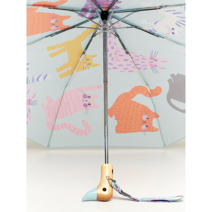 Original DuckHead | Compact Duck Umbrella Arty Cats Ice