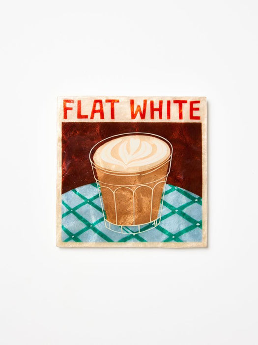 Jones & Co | Barista Wall Art Capiz Shell Flat White
