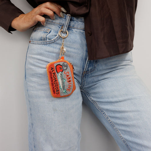 Zoda | Sardines Orange Beaded Pouch BA03 Homing Instincts