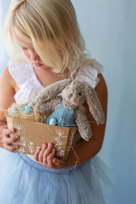 Nana Huchy | Baby Honey Bunny Boy Soft Toy Blue