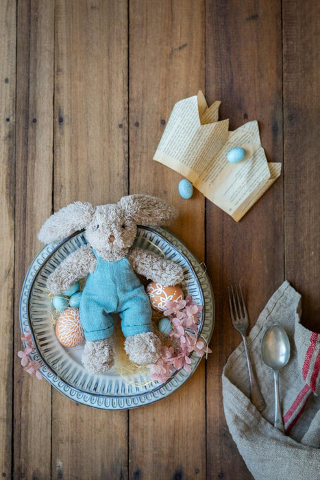 Nana Huchy | Baby Honey Bunny Boy Soft Toy Blue