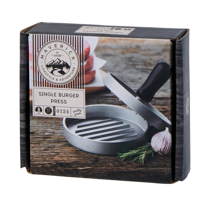 Maverick | Single Burger Press Grey Black