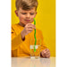 Kikkerland | Wiggly Worm Color Changing Straws 6‑Piece Set