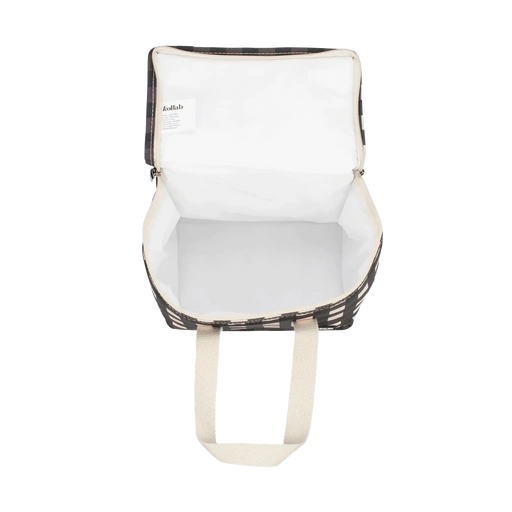 Kollab | Black Check Insulated Lunch Bag