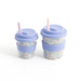 Chinoclub | Blue Floral Babychino Cup Eco Friendly 4oz
