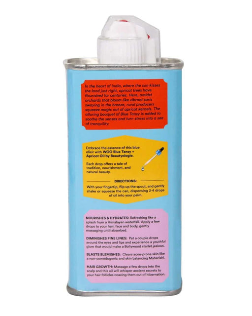 WOO | Blue Tansy + Apricot Oil – Calming, Hydrating, and Revitalizing for Skin and Hair