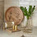 Pilbeam Living | Honeycomb Aluminium Coasters Set of 4 Gold
