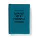 Brass Monkey | Tiny Password Diary Green Foil Stamped Cover