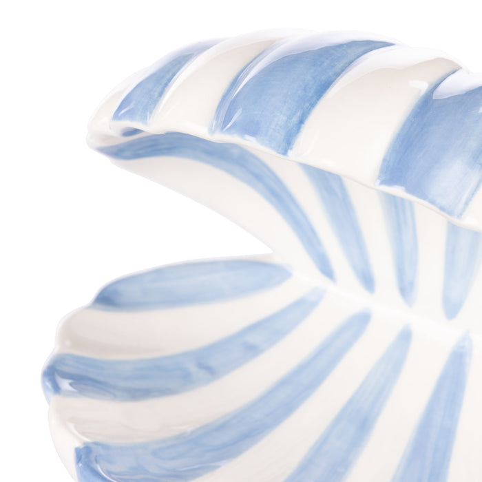 Emporium | Zona Clam Dish White & Blue