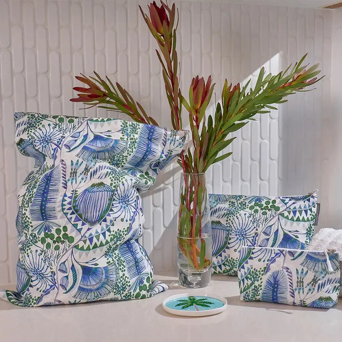 Annabel Trends | Linen Laundry Bag Bush Botanical