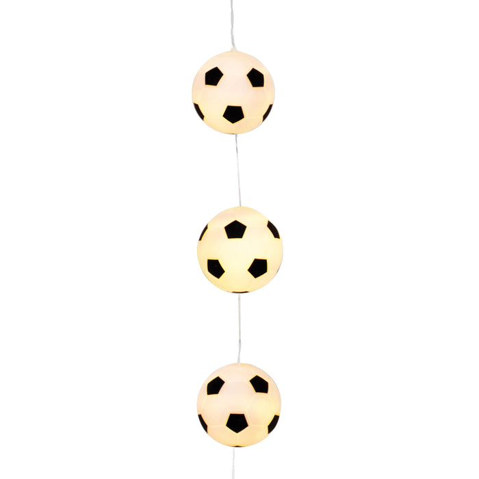 Discovery Zone | Illuminate String Lights Soccer LED 10‑Ball Set