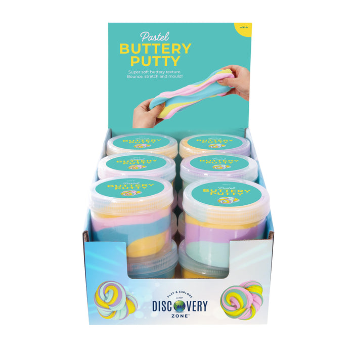 Discovery Zone | Pastel Buttery Putty 12pcs Assorted Set